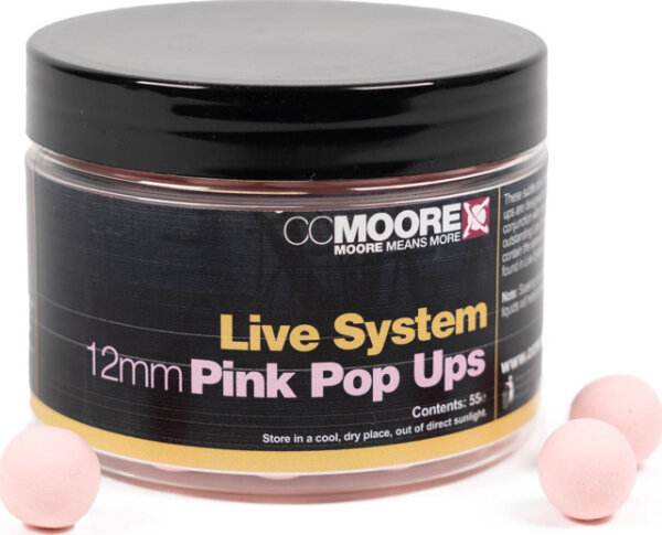 CCMoore Live System Pink Pop Ups 12mm