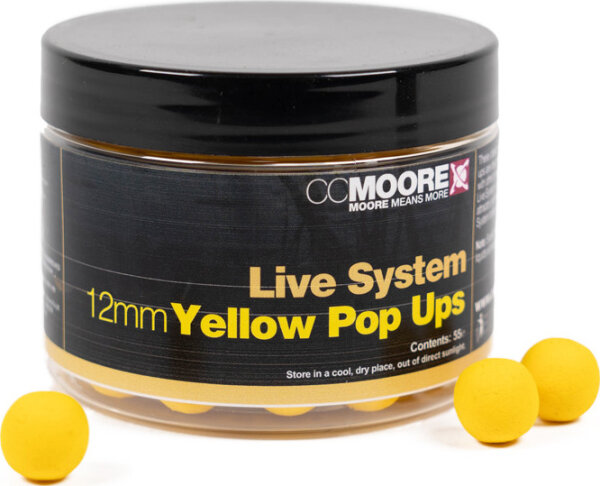 CCMoore Live System Yellow Pop Ups 12mm