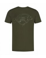 Korda One Liner Tee | Olive XXL