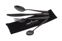 Fox Cookware Black Stainless Cutlery Set
