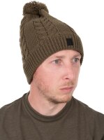 Fox Khaki Knitted Bobble