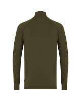 Korda Mock Neck Thermal LS Shirt | Dark Olive