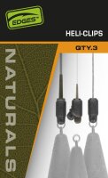 Fox Edges Naturals Heli-Clip 3pcs