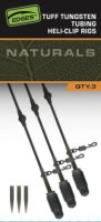 Fox Edges Tuff Tungsten Tubing Heli-Clip Rigs 3pcs