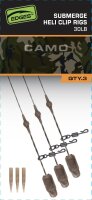 Fox Edges Camo Heli-Clip Rigs 30lb Submerge 3pcs