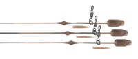 Fox Edges Camo Heli-Clip Rigs 50lb Leadcore 3pcs