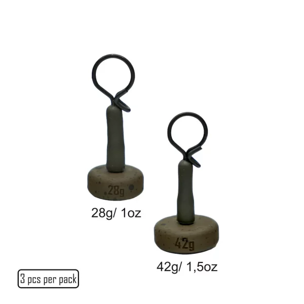 Poseidon Angelsport Easy Slide Backlead; (3per pack)