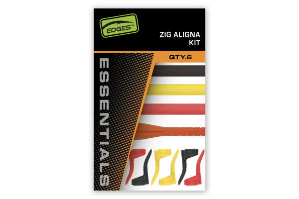 Fox Edges Zig Aligna kit (6 x Sleeves, Werkzeug und 3 x Schaum)