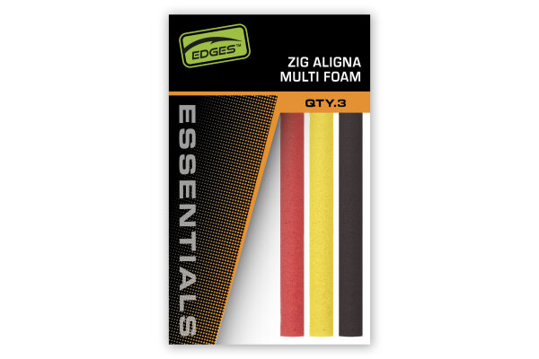 Fox Edges Zig Aligna kit Multi Foam kit (yellow, red and black)