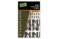 Fox Edges Naturals Slik Lead Clip + Pegs 10pcs