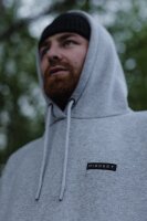 Korda Mindset Patch Hoodie | Heather Grey
