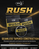 Katran Tapered Braided Shock Leader RUSH, 70LB - 50LB, 7,3m * 6 pcs
