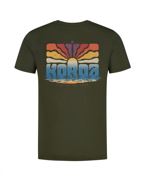 Korda Dawn Vibes Tee | Dark Olive L