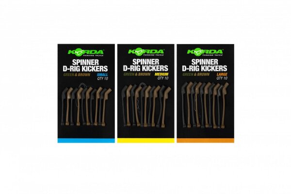 Korda Spinner D Rig Kickers | Green/Brown