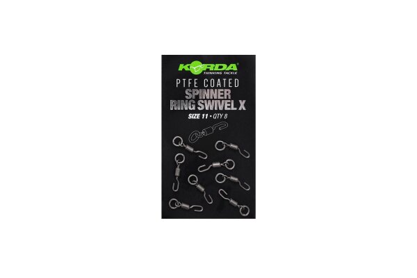 Korda PTFE Spinner Ring Swivel X | Size 11