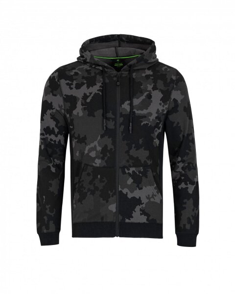 Korda Zip Hoodie | Black Kamo