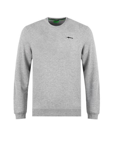 Korda Patch Crewneck | Heather Grey
