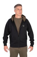 Fox Collection Zipped Hoody - Black