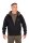 Fox Collection Zipped Hoody - Black