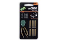 Fox Edges Tungsten Chod Bead Kit x 6 beads - buffer sleeves